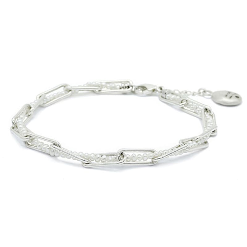 

URNAVY Twist Pearl Chain Bracelet M