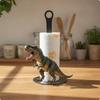 Soporte para Toallas Encimera Portarrollos de Papel con Dinosaurio Ponderado para Cocina