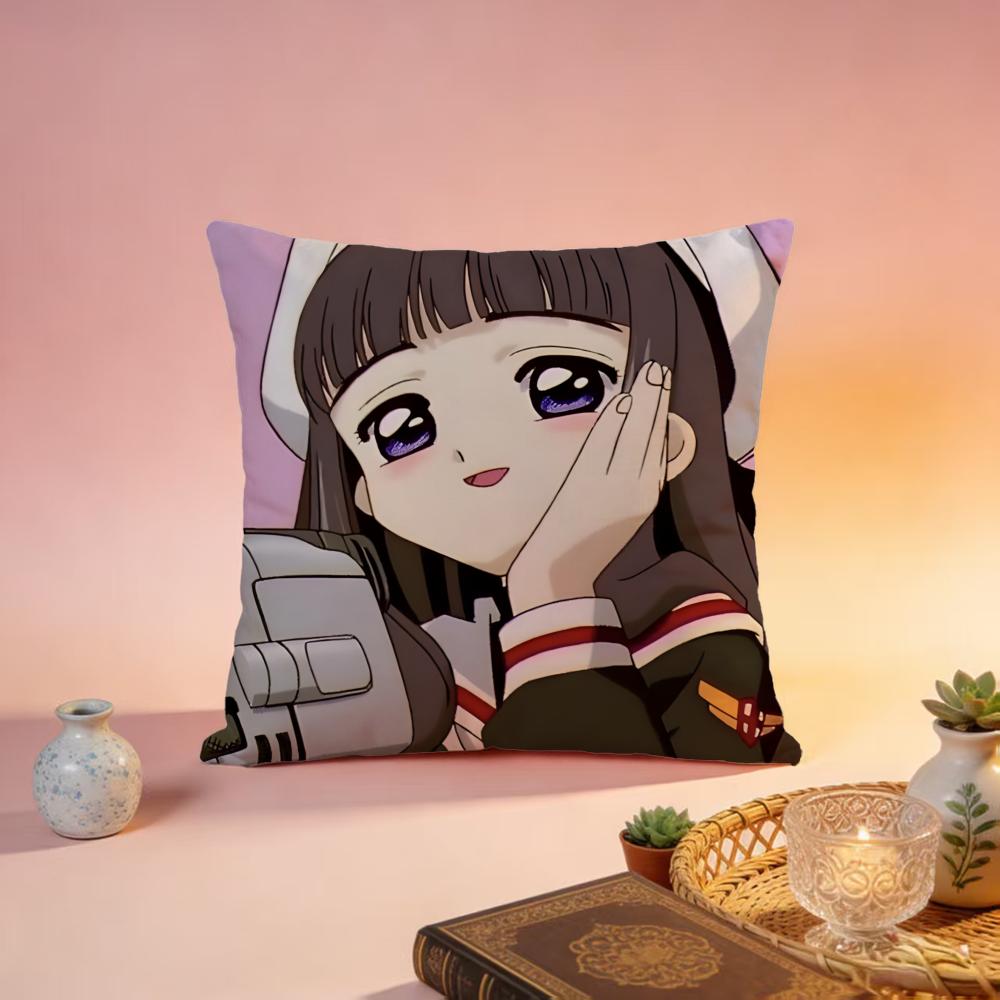 Trending CCardcaptor Sakuraed Cushion Cover Premium SkinFriendly Pillow Case MultiPurpose for Home Office Travel