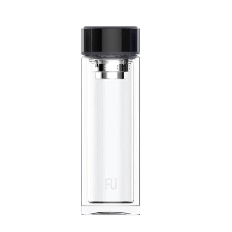 Fuguan Double Wall Insulated Glass Travel Tea Mug