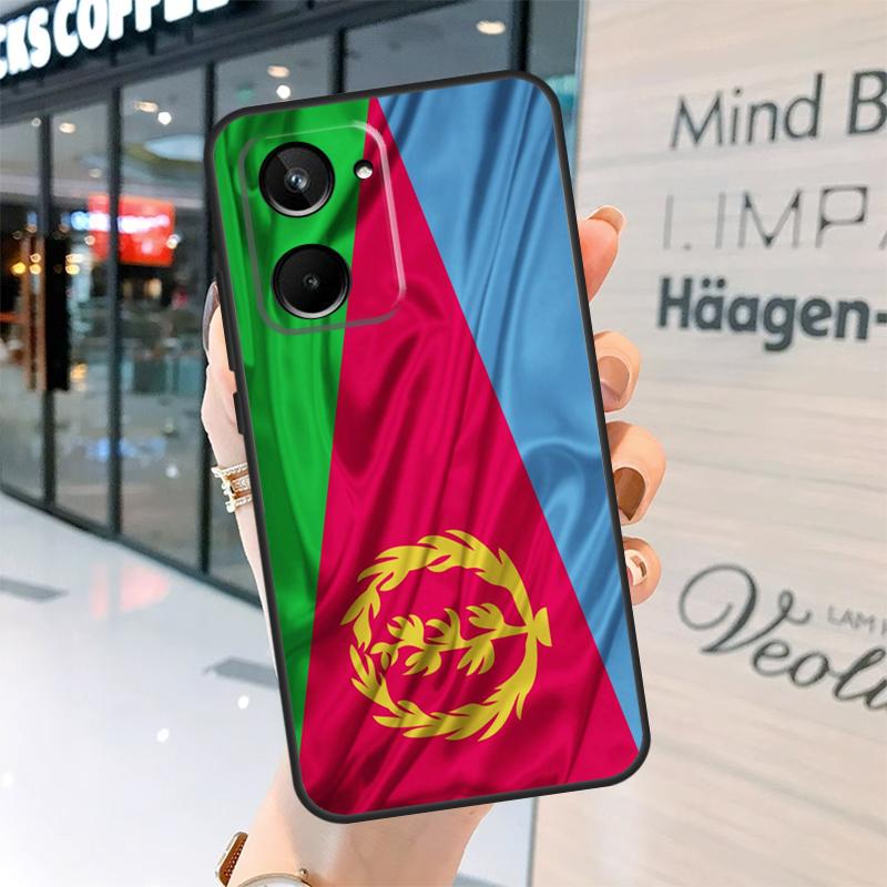 Eritrea Flag Case For Realme GT7 Pro GT6 11 12 13 14 15 Pro Plus C55 C53 C35 C33 C61 C65 C67 C53 C71 C75