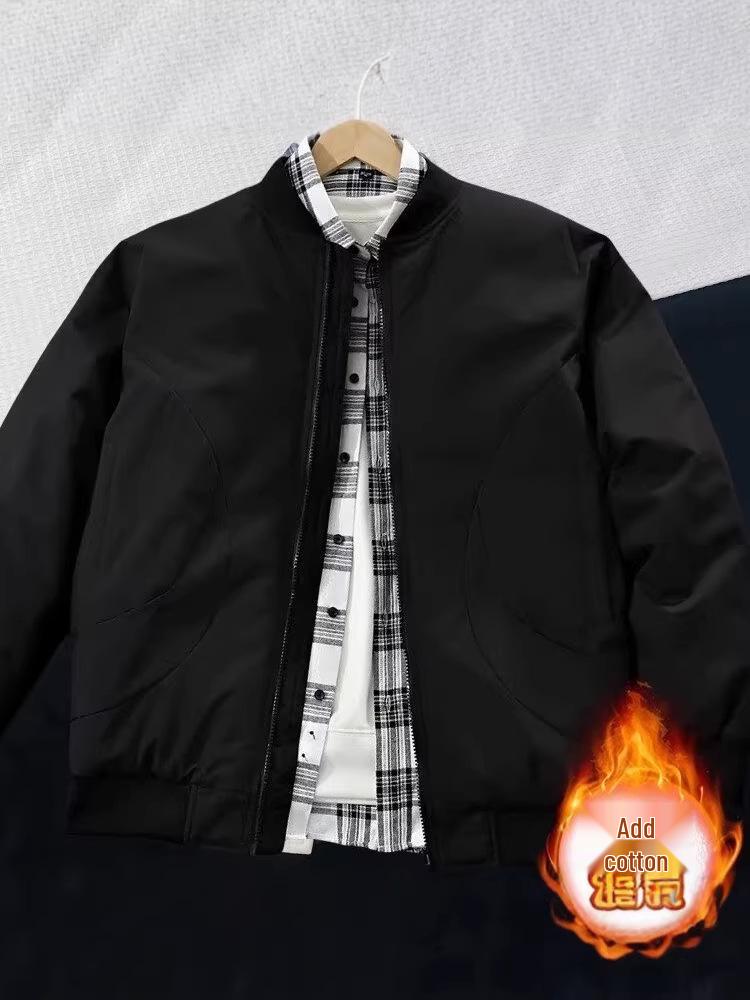 Men's 2025 Hong Kong Style Loose-Fit Baseball Jacket - Trendy, High-Quality, Rascally Handsome Spring/Autumn Fashion.