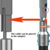 Mast Reducer Joint Socket for Second Generation Satellite Dish, Pipe Adapter Easy Installation Secure Antenna Mounting