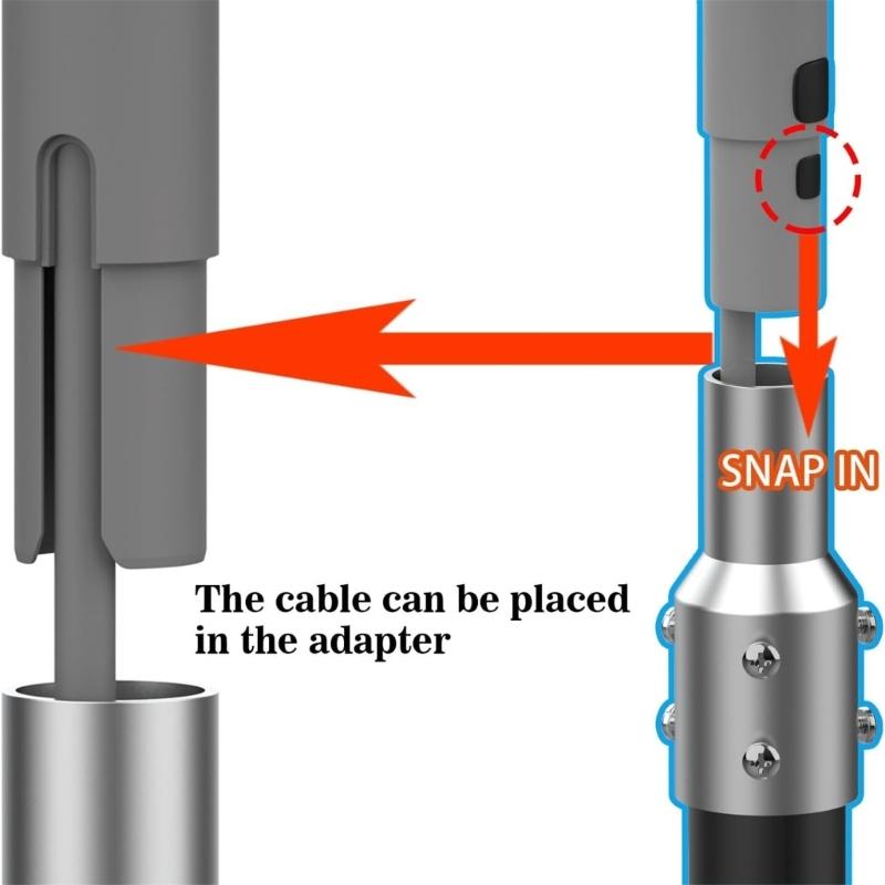 Mast Reducer Joint Socket for Second Generation Satellite Dish, Pipe Adapter Easy Installation Secure Antenna Mounting