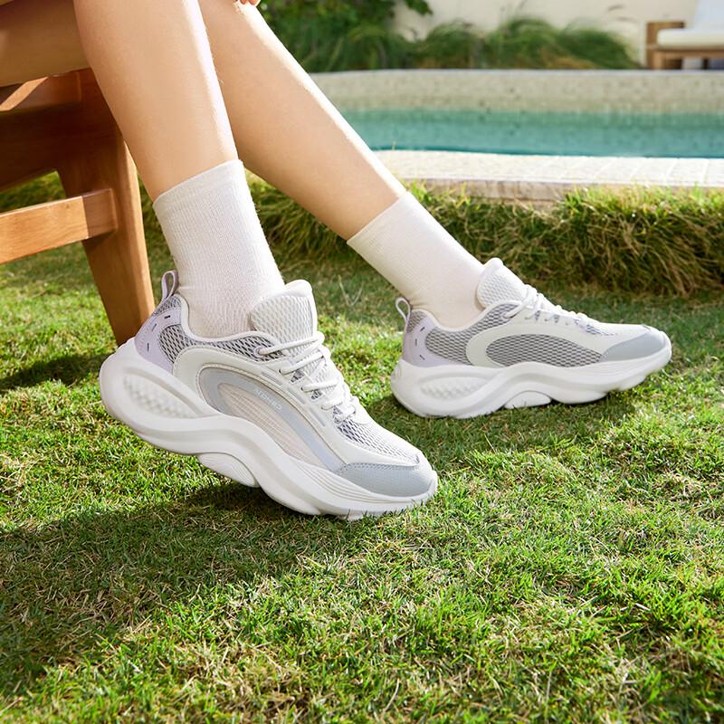 361° Mian Yun Women's Breathable Retro Chunky Platform Sneakers