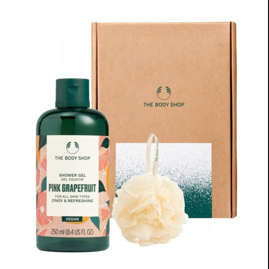 Pink Grapefruit Shower Gel 250ml + Mini Shower Ball Gift Set