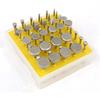 A20F- Grinding Head Set 3Mm Handle Grinding File Abrasive Rotary Tool Grinding Head File