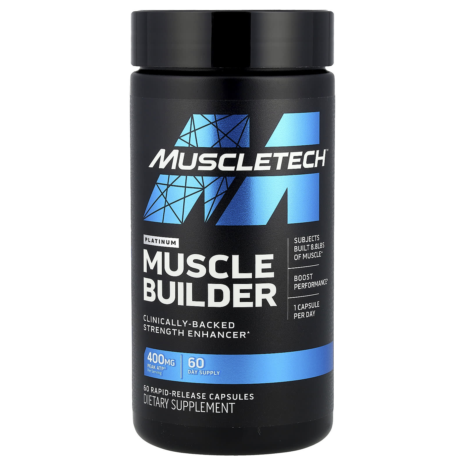 

Platinum Muscle Builder, 400Mg, 60 Instant Release Capsules