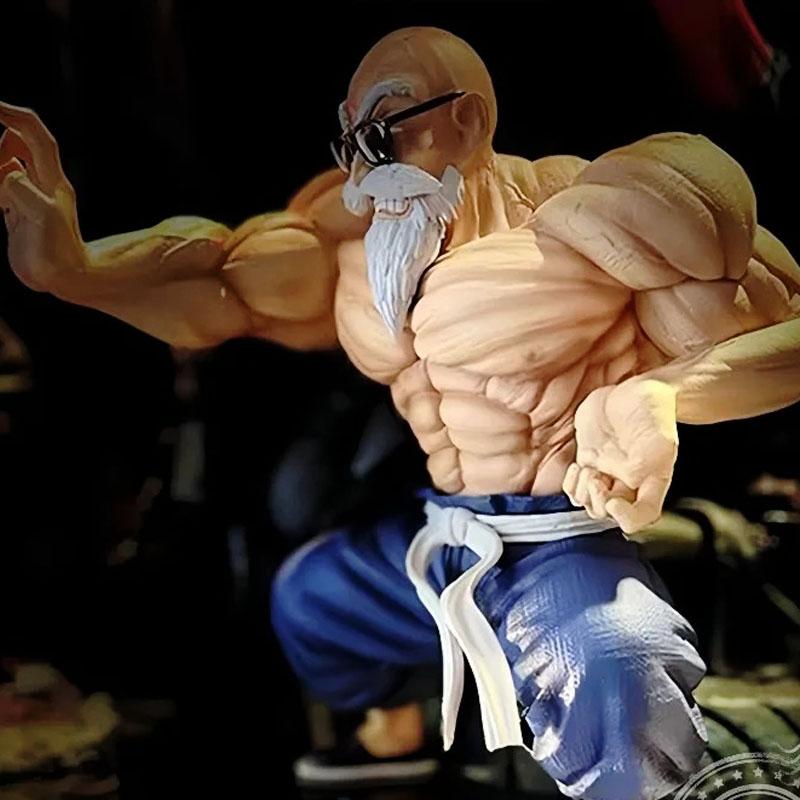 Anime  Figure Gk Muscle Master Roshi Goku Kame Sennin Figurine Pvc Action Figure Model Children Dolls Gift Toys
