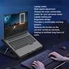 Gaming Notebook Cooler USB Powered Ergonomic Design Comfortable Laptop Cooling Pad  Adjustable Wind Speed for Office