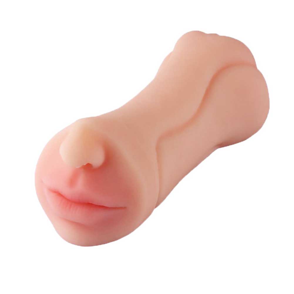 Sztuczna twarz Seks zabawka dla mężczyzn Prawdziwa pochwa Męski masturbator Kubek Miękki silikon Sztuczna pochwa Produkty seksualne dla dorosłych