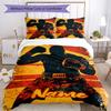 3pcs Custom Name Boxing Bedding Set Duvet Cover Closure Includes 1 Duvet Cover & 2 Pillowcases, Soft and Comfortable for All Seasons.