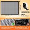 Baby Proof Fireplace Screen Mesh Cover  Superior Grip  Sturdy PVC Fabric  Keep Loved Ones Safe  Elegant Black Design