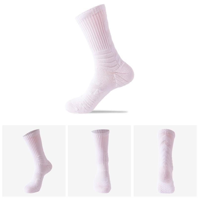 Basketball Socks, Training Socks for Men and Women, Towel Soles, Shock-absorbing and Anti-slip Sports Socks