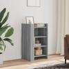 Vidaxl Cabinet, Sonoma Oak Grey, 45X35X75 Cm, Wood-Based Material