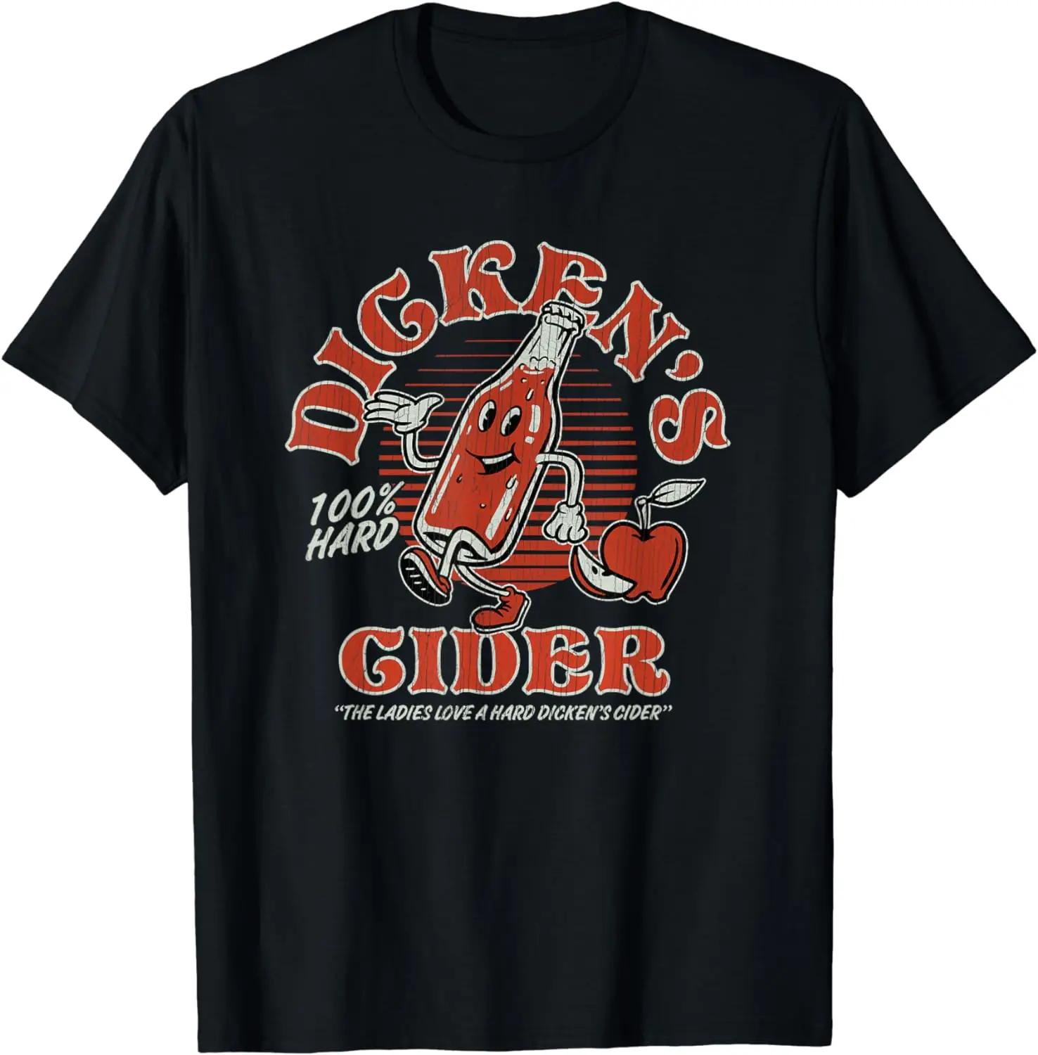 

Забавная футболка с юмором для взрослых Hard Cider, ретро-винтажная шутка с талисманом XXXXXL чёрный