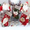 Christmas Stocking Large Plush Gift Sock Candy Bag Hanging Decoration Xmas Eve Party Home Decor