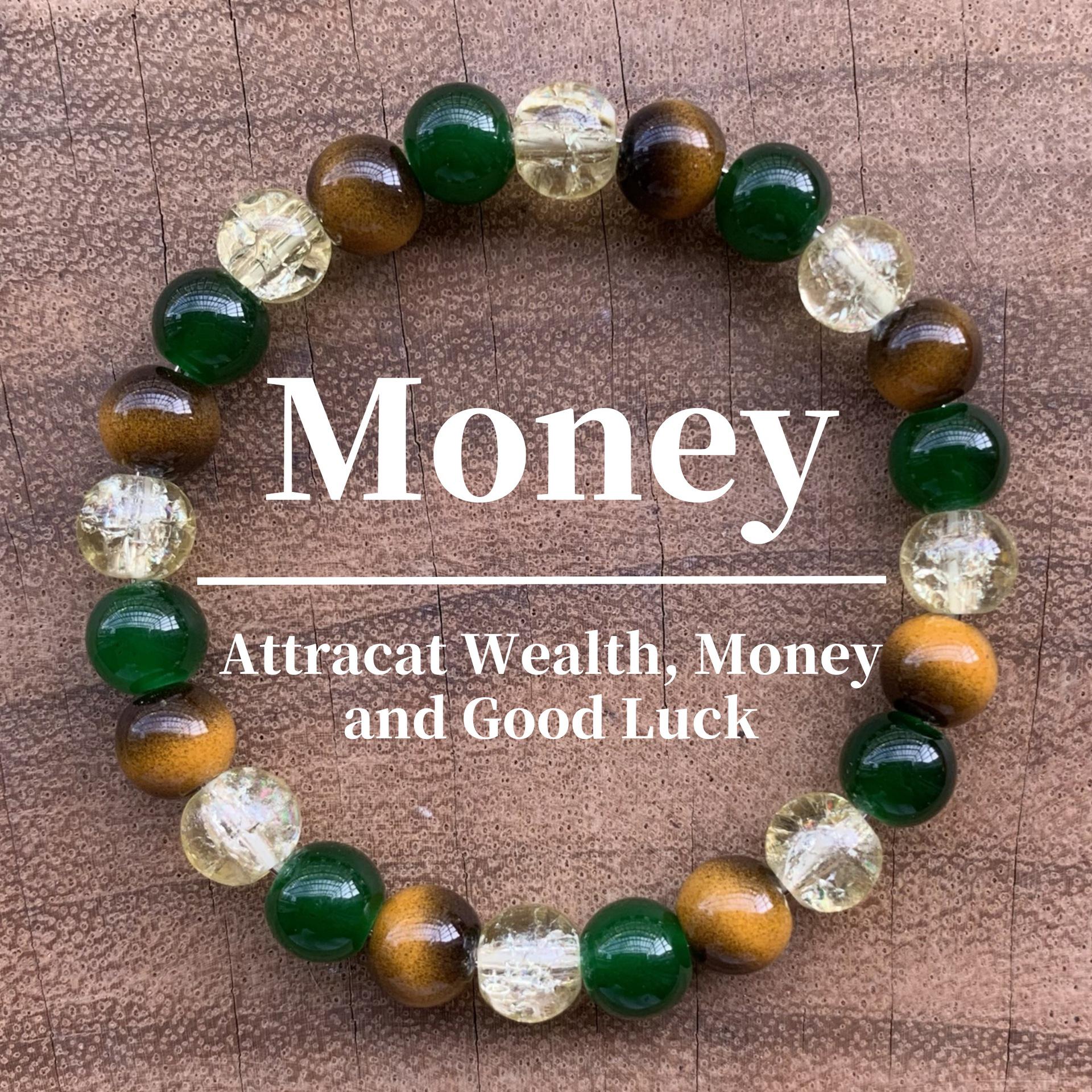 Handmade Beaded Bracelet with Green Aventurine & Tiger s Eye
