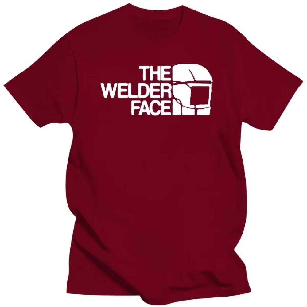 The Welder Face Birthday Funny Unisex Graphic Fashion New Cotton Short Sleeve T Shirts O-Neck Harajuku T-shirt