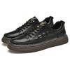 Men's shoes new spring and summer large size leather shoes men's breathable cowhide soft sole fashion sports shoes casual men's board shoes