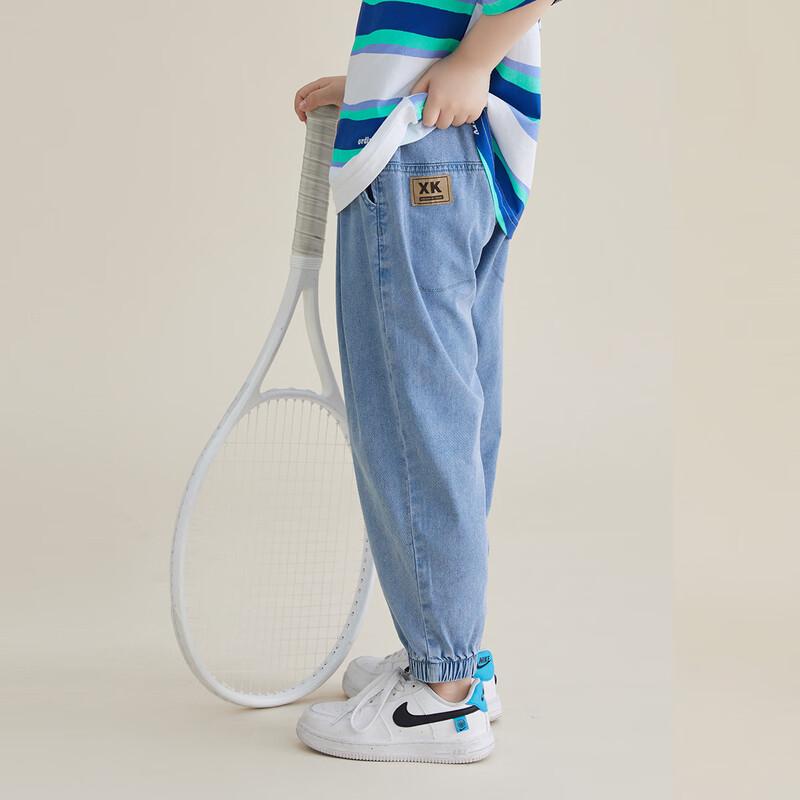 Boys' Summer Stretch Denim Anti-Mosquito Pants