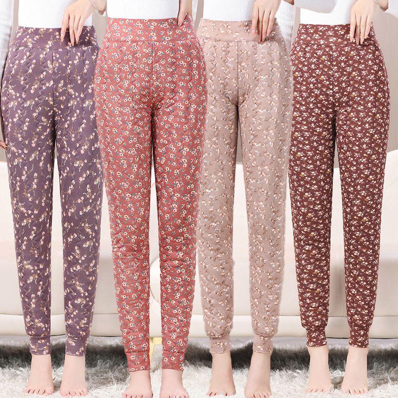Women's High Waist Thermal Cotton Leggings - Thick or Thin, Slim Fit & High Elasticity