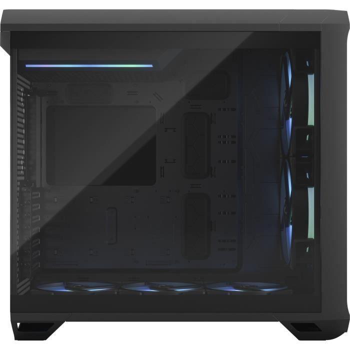 PC-Gehäuse - FRACTAL DESIGN - Torrent Black RGB TG Light Tint - SSI-CEB - Optimierter Luftstrom mit 5 ARGB-Lüftern (FD-C-TOR1A-04)