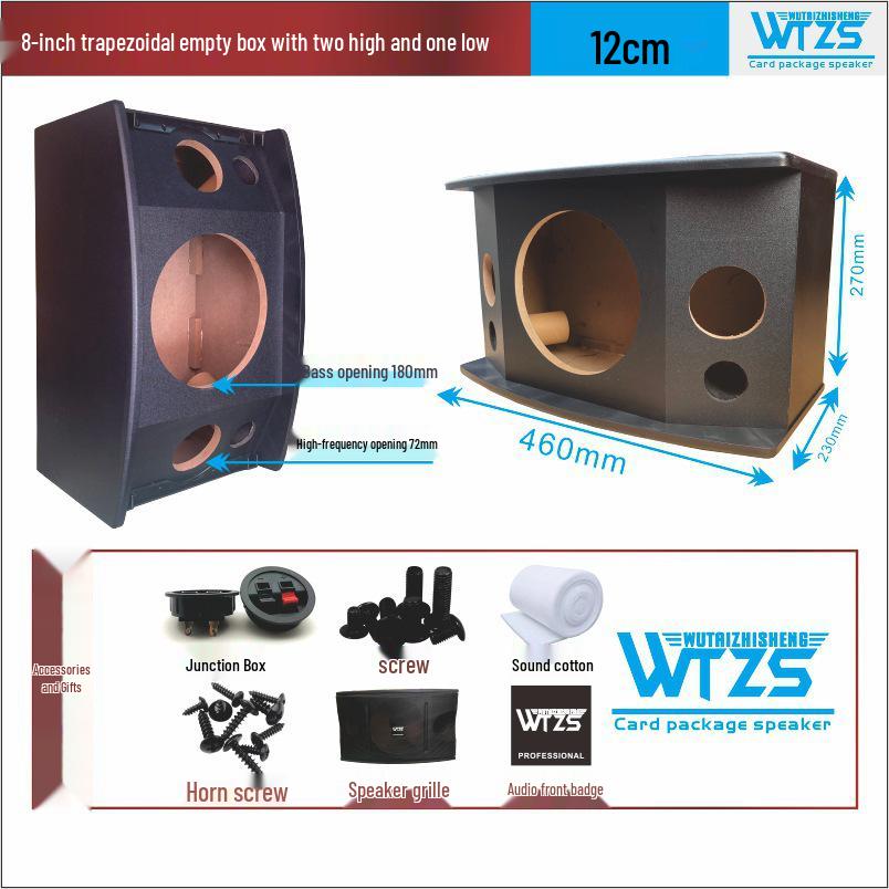 Home Audio KTV 3-Way Speaker Cabinet: 8, 10, 12 Inch Wooden Dance/Meeting