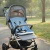 Child Seat Pad CoolTouch Pushchair with Harness Openings Foldable Liner Snap