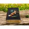 Grimoire Fox Leather Journal for Women Notebook Blank Spell Book of Shadows Fat Journal - Vintage Paper Handmade Journal