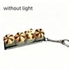 Finger Button 4 Key Mechanical Keychain Pressable Toy Mini Bread Model Pendant  Kids Gift