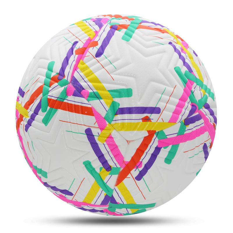 Standard Size 5 Soccer Ball High-Quality PU Material Seamless Construction Outdoor Match Game & Training Football Durable