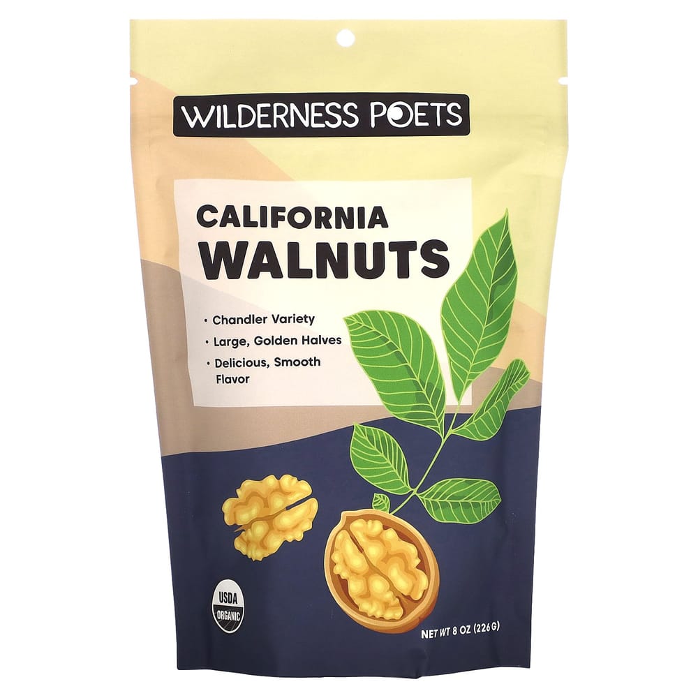Wilderness Poets California Walnuts 226.8g (8oz) 226.8g - 1 ea
