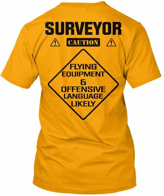 

Cool Get Yours Now - Surveyor Caution Flying T shirt XL