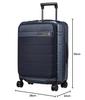 Samsonite NEO POD Spinner 55/20 Erweiterbar Koffer mit einfachem Zugang, Handgepäcktauglich, 41/48L, 55cm, 3,3kg, Mitternachtsblau