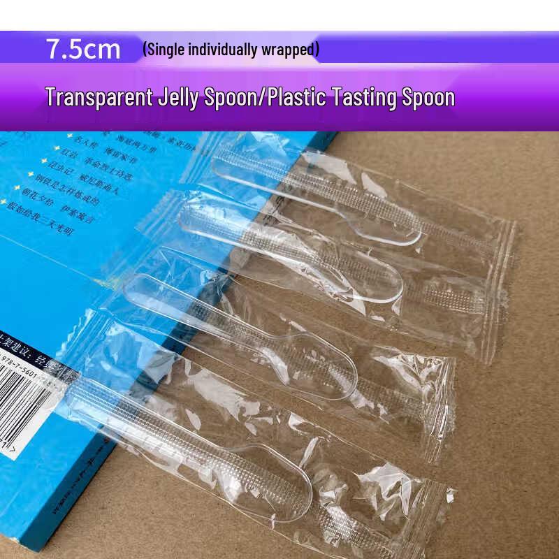 Homeglen Disposable Plastic Tasting Spoons