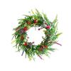 Vildblomsgirlang, Väggdekoration, Vår Simulerad Blomranka Cirkel, Växt Evig Blomma, Dörrhängning, Festivaldekoration