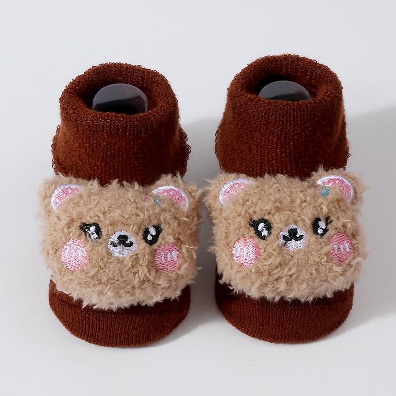 

Toddler Baby Non-slip Walking Socks Cartoon Warm Socks S