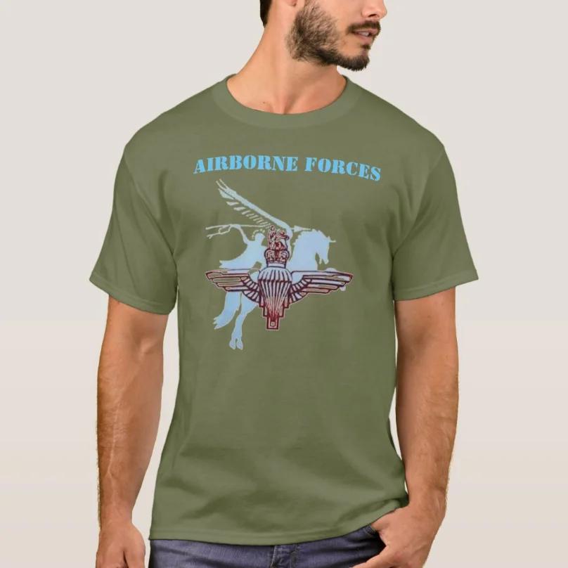 Fantastic Pegasus and The Parachute Regiment Cap Badge TShirt 100 Cotton ONeck Short Sleeve Casual Mens Tshirt Size S3XL