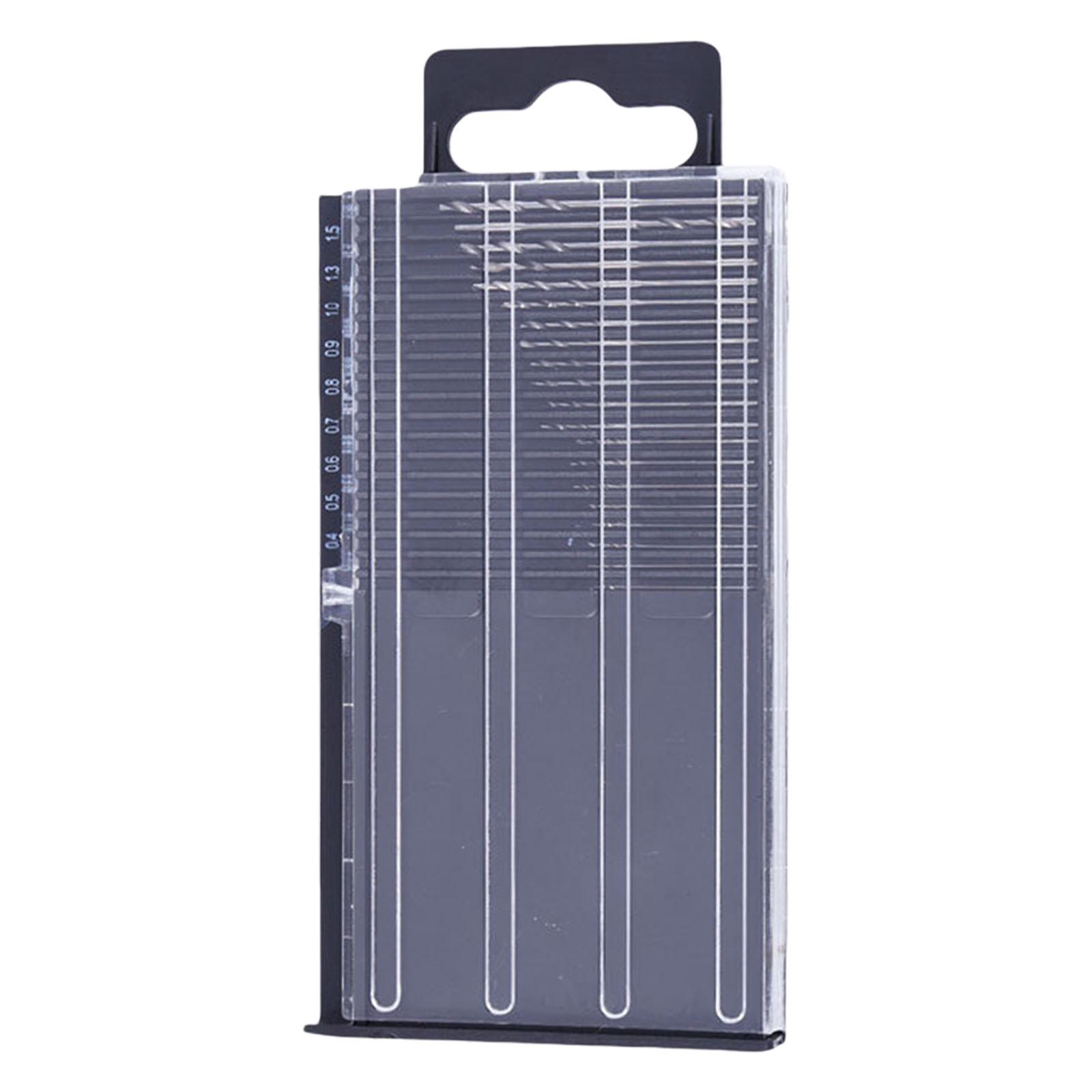 

20/25 шт. Портативный набор мини-спиральных сверл из быстрорежущей стали для тонкого сверления и рукоделия по дереву, пластику, металлу и смоле A