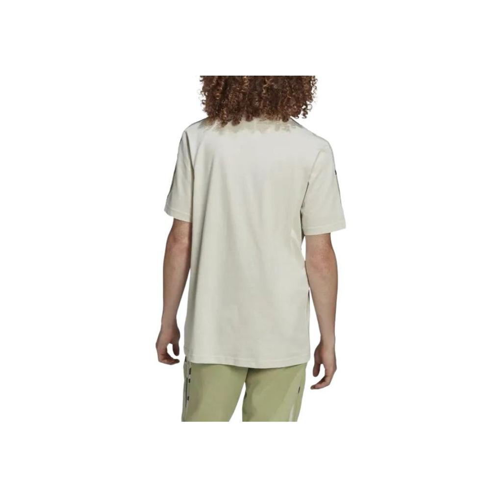 adidas Camiseta de Manga Corta con Relleno Camuflado Gráfico para Hombre Tops Gris Pista HF4889