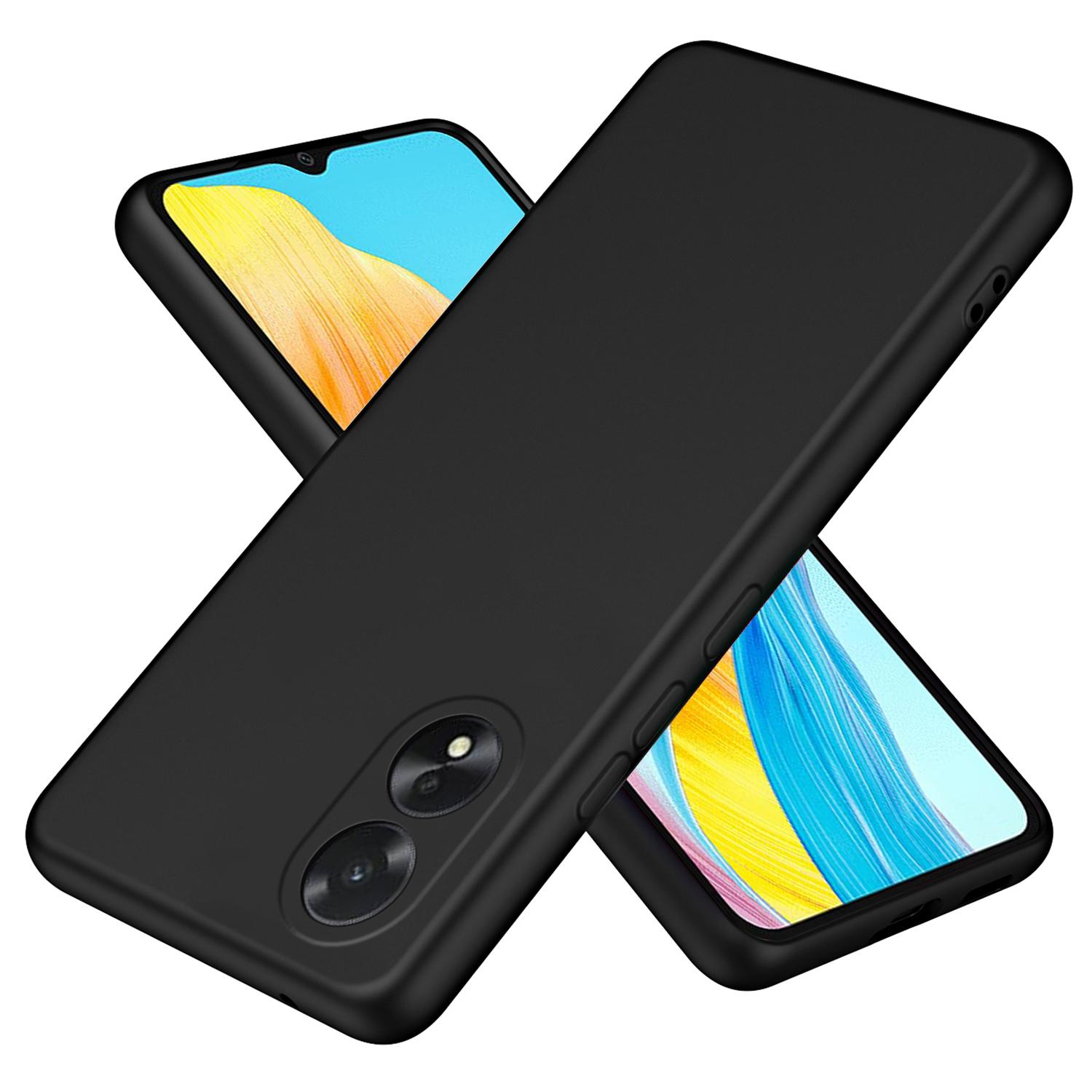 

For Oppo A38 4G TPU Case 2.2mm Soft Liner Anti-scratch Phone Cover Black