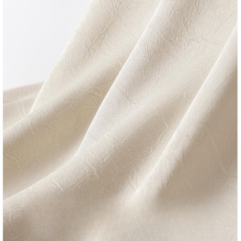 Acetate Satin High-End Feel Midi Skirt Summer New High Waist Draped Petite Straight A-Line Skirt