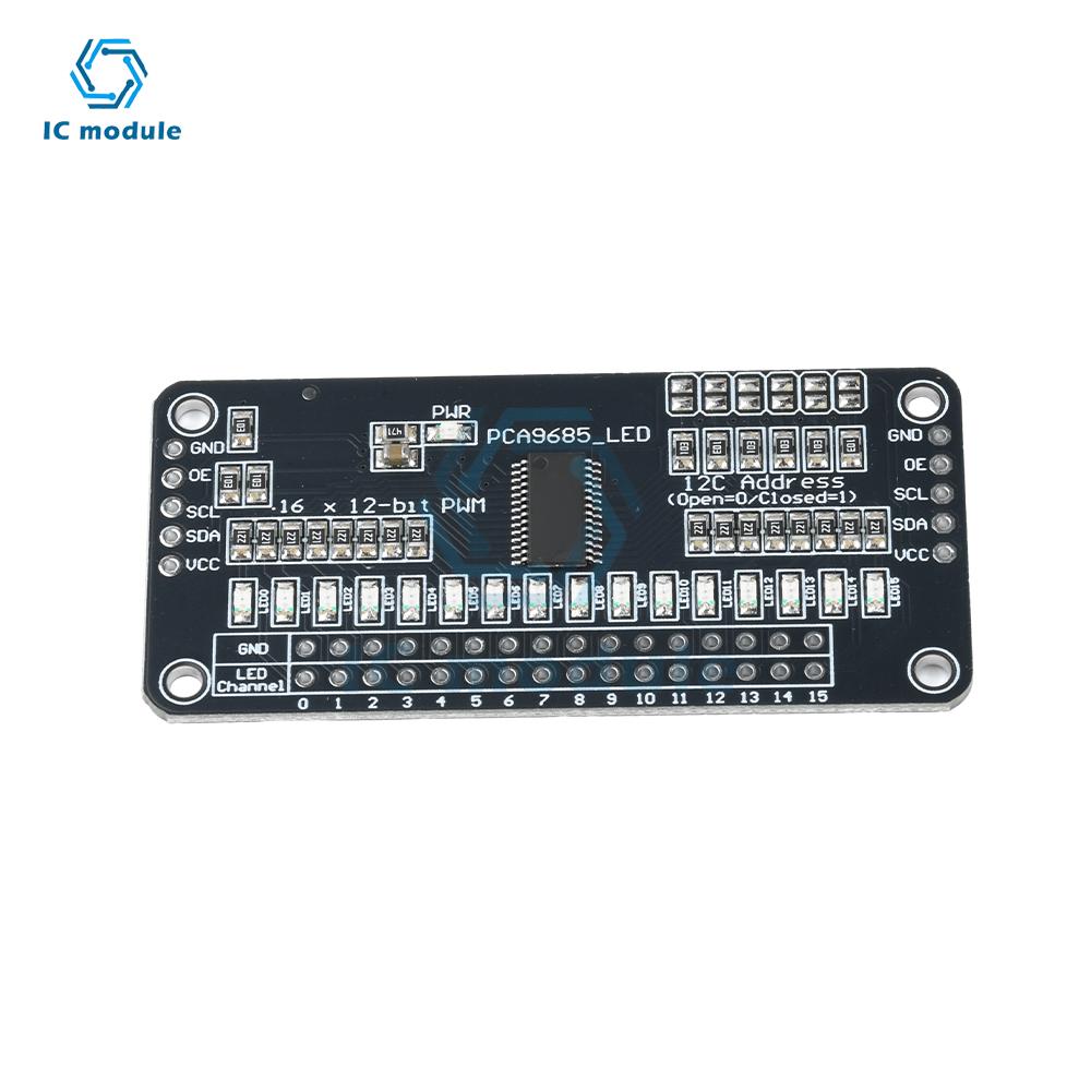 PCA9685 Module 16 Channel Led Driver Board Module I2C BUS PWM Controller Module Internet Of Things Development Board