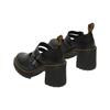 Dr. Martens Eviee Sandal Leather Double Buckle Platform Shoes Women Shoes Black 27371001