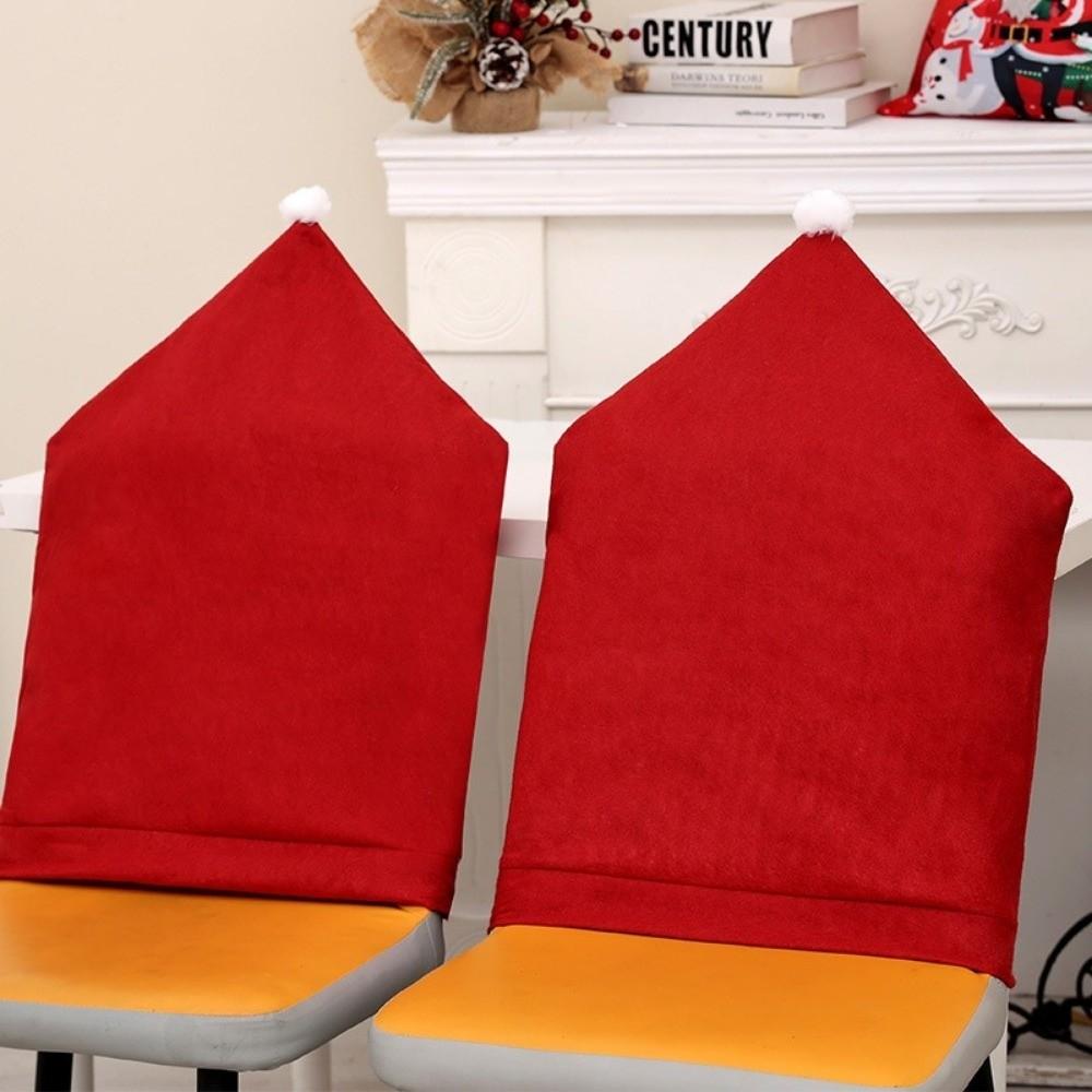 Snowman Chair Protective Slipcover Santa Claus Stool Cover Christmas Chair Cover Xmas Party