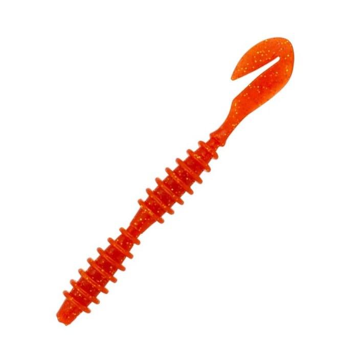 JACKALL Binbin Worm Trailer Tai Worm Bibi F006 Orange Gold Flake 5-Count