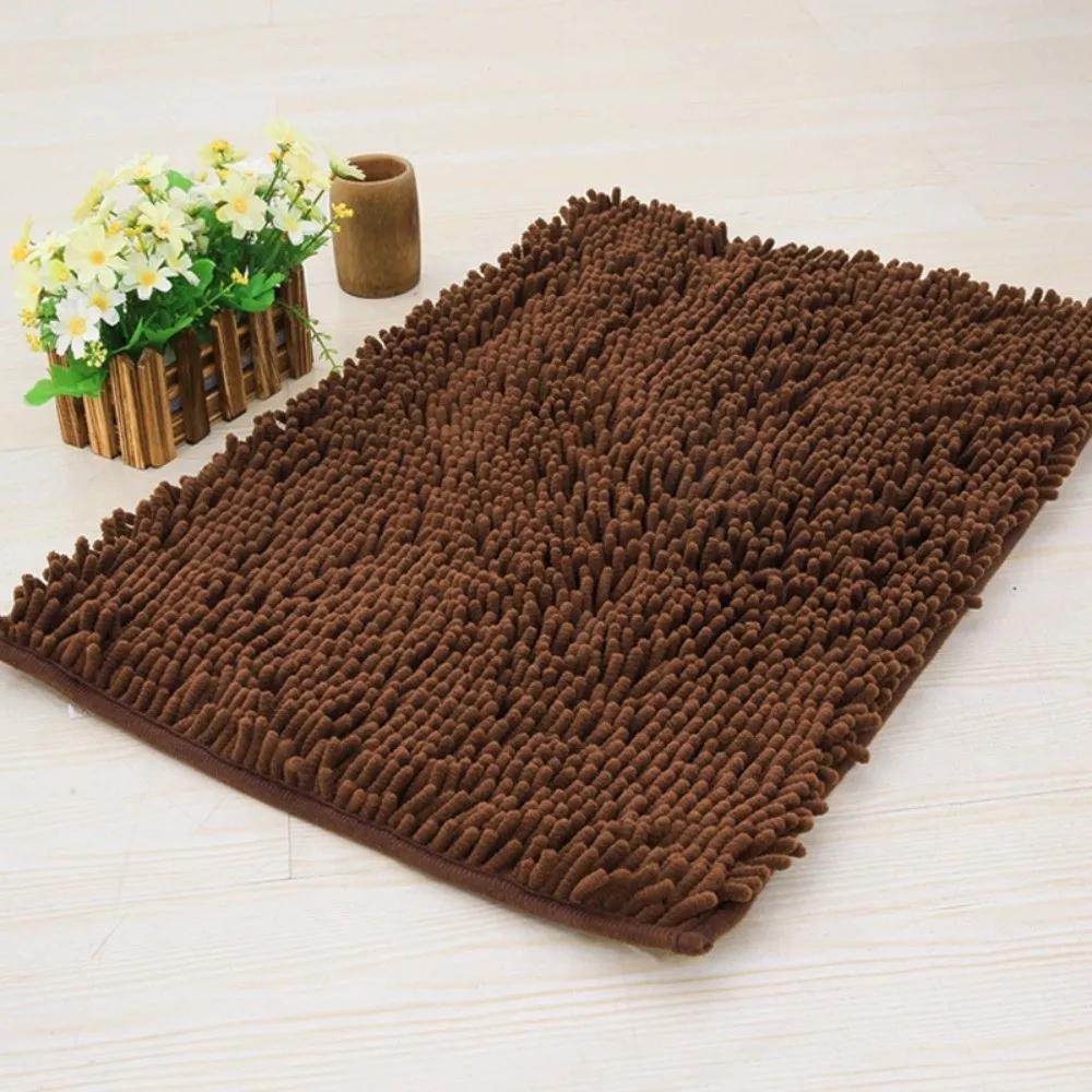 Neue 40*60cm Badematte Schimmelresistent Chenille Super Saugfähig Badematte Extra Weich Maschinenwaschbar Badezimmerteppich
