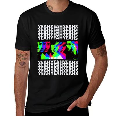 YEAH YEAH YEAHS POP ART T-shirt Sport Top met Korte Mouwen