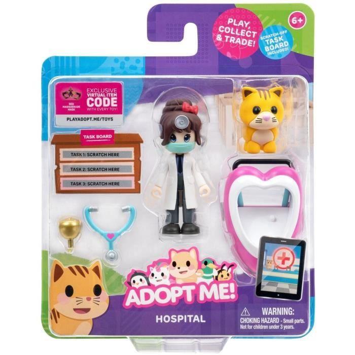 Jeu De Figurines - JAZWARES - Pack Dr Heart Et Chat Roux - Code Virtuel Inclus - Multicolore - Enfant